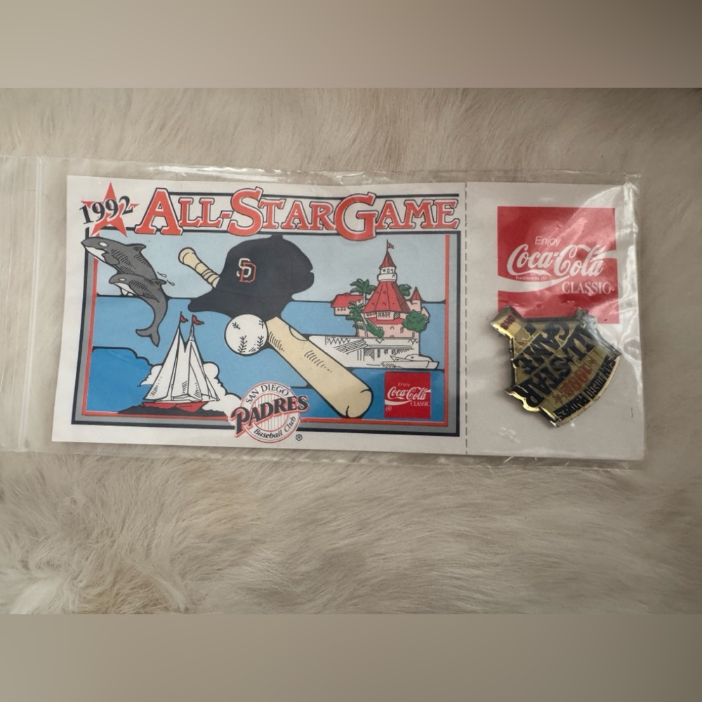 New All Star Game San Diego Padres 1992 Pin